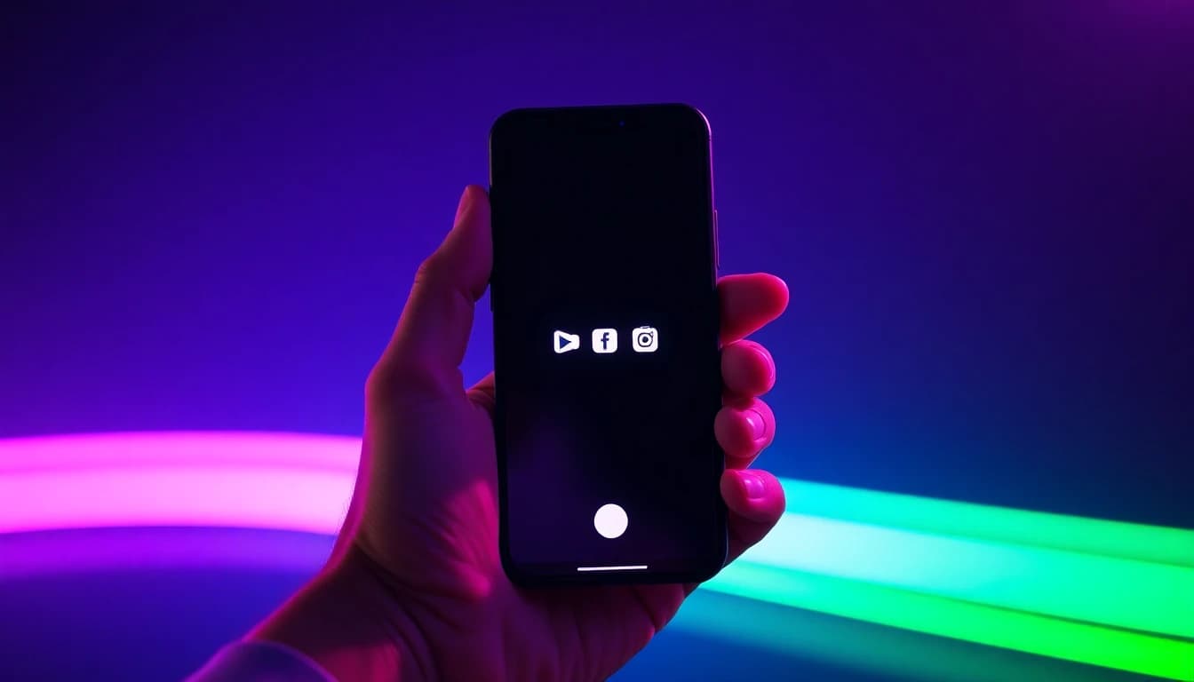 Une pub vidéo produit verticale terminée, prête à être exportée depuis un téléphone pour Instagram, TikTok et YouTube