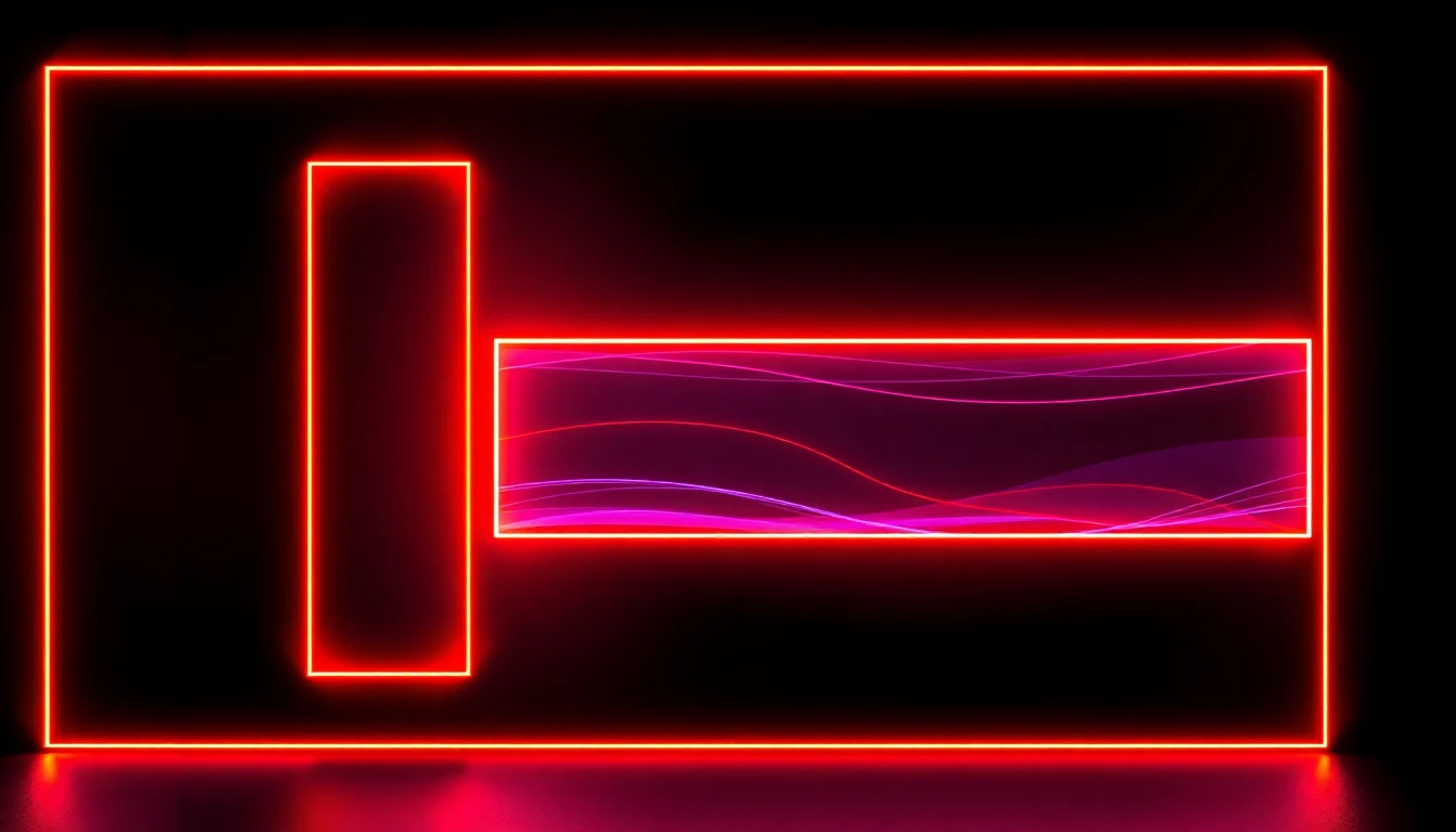Comparación en pantalla dividida de un fotograma de video IA vertical en 9:16 junto a un fotograma panorámico en 16:9, fondo de estudio oscuro con acentos neón morado y cian