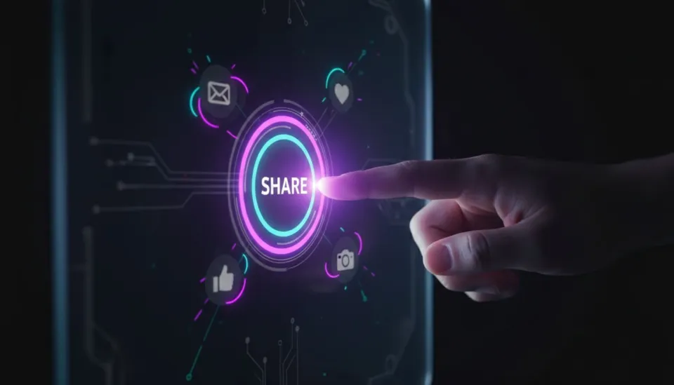 One-tap export from VIBE AI video generator to social media apps